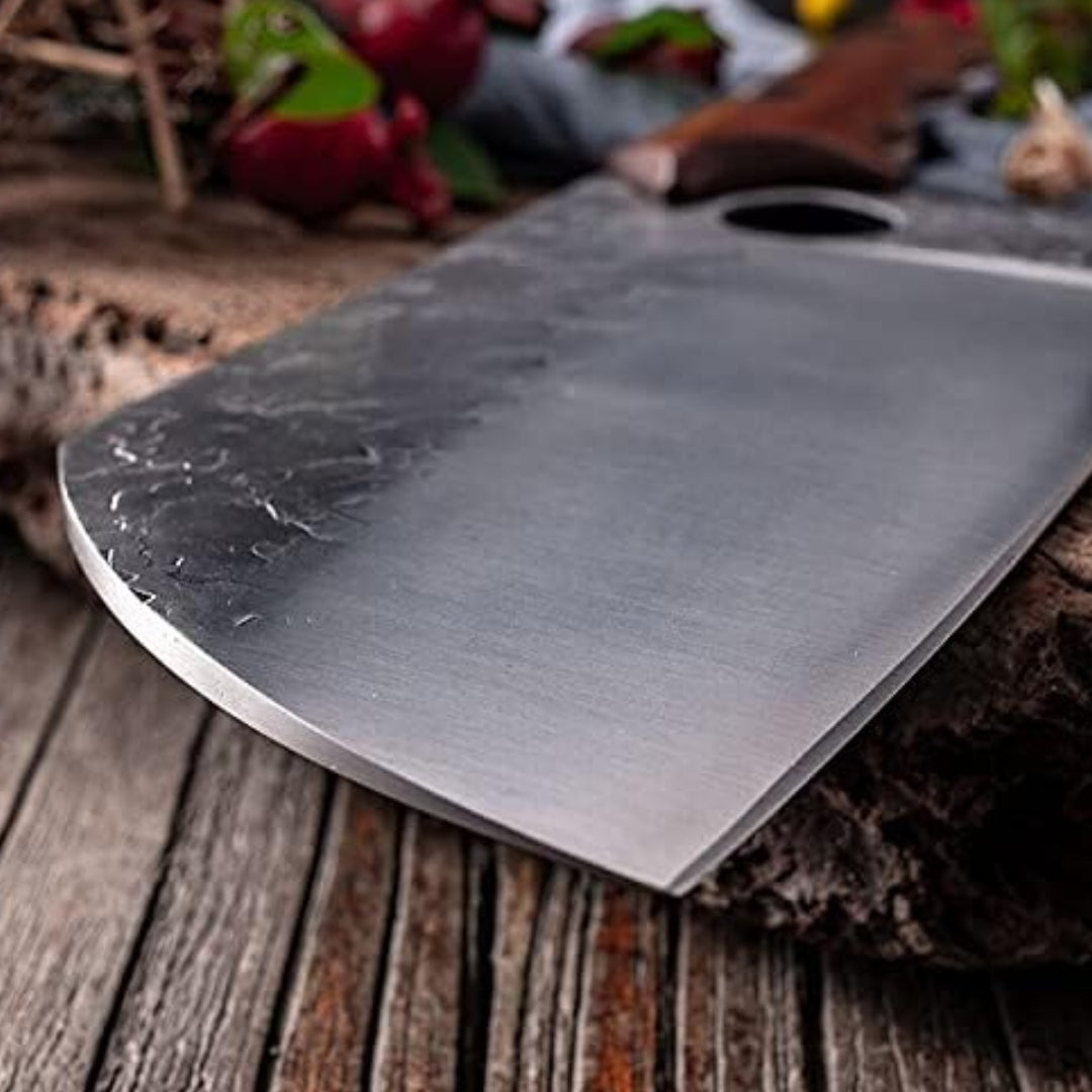 Maestro Carnicero con Funda de Cuero 7.5"