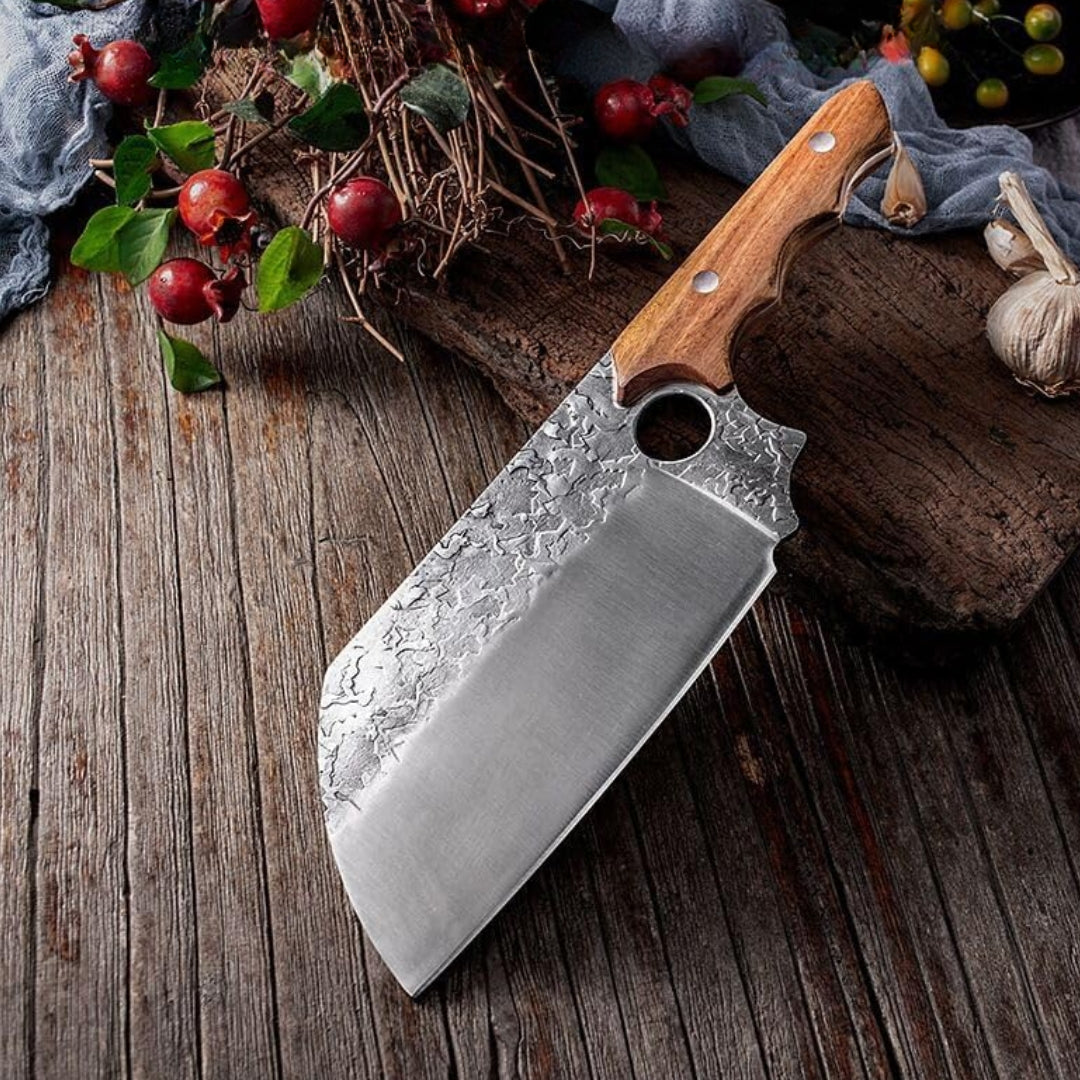 Maestro Carnicero con Funda de Cuero 7.5"
